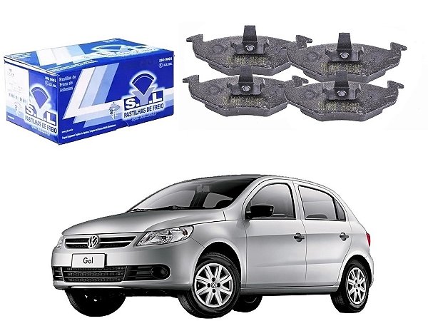 PASTILHA FREIO DIANTEIRA SYL ORIGINAL VOLKSWAGEN GOL 1.0 1.6 2008 A 2012