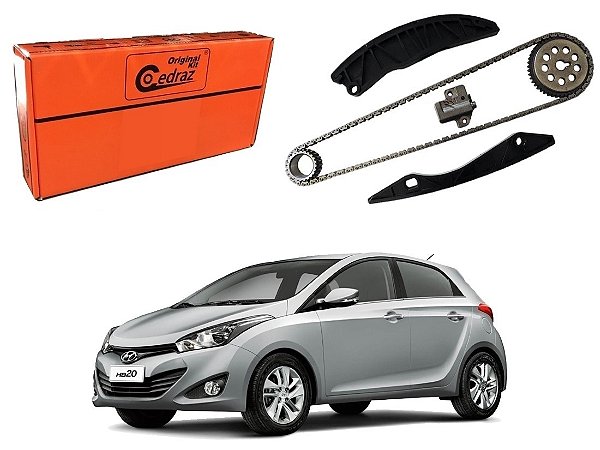 KIT CORRENTE COMPLETO CEDRAZ HYUNDAI HB20 1.6 16V 2012 A 2015