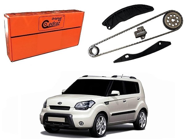 KIT CORRENTE COMPLETO CEDRAZ KIA SOUL 1.6 16V 2009 A 2012