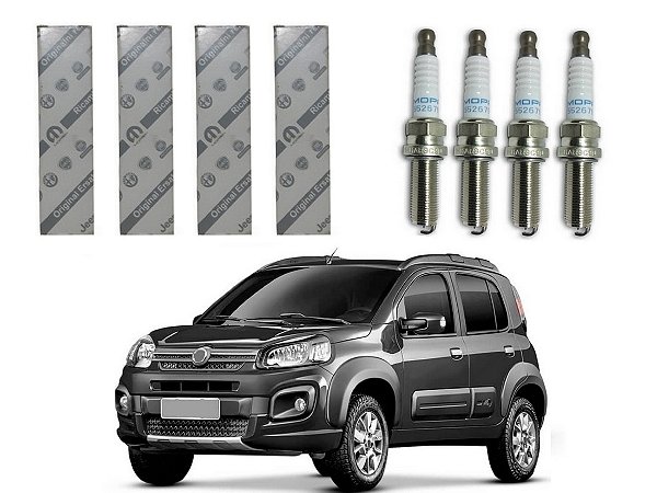JOGO VELAS MOPAR IGNIÇÃO FIAT UNO WAY 1.3 2016 A 2020