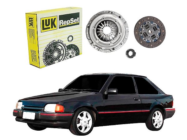 KIT EMBREAGEM LUK FORD ESCORT HOBBY 1.0 1992 A 1996