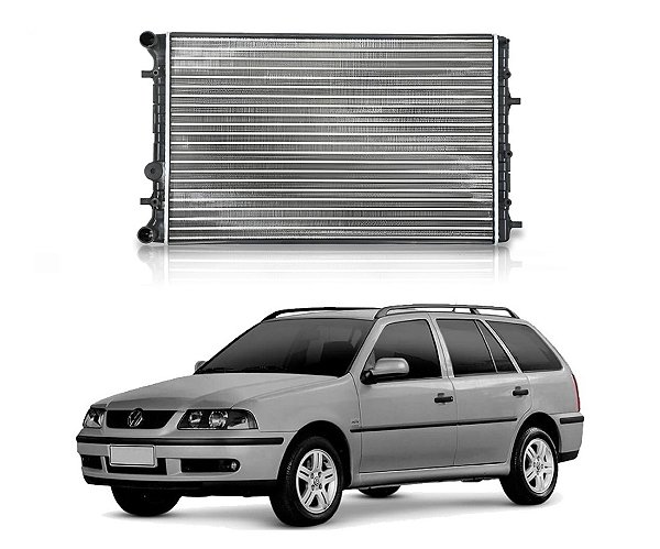 RADIADOR AGUA VISCONDE VOLKSWAGEN PARATI G3 1.6 1.8 2000 A 2005