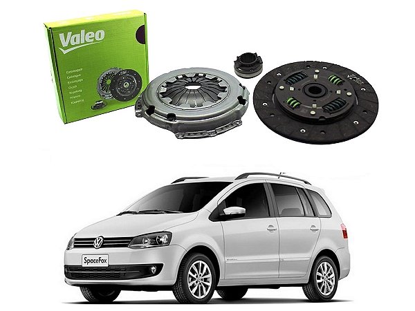 KIT EMBREAGEM VALEO VOLKSWAGEN SPACEFOX 1.6 2006 A 2009