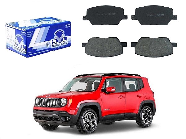 PASTILHA FREIO DIANTEIRA SYL JEEP RENEGADE 1.8 2.0 2015 A 2019