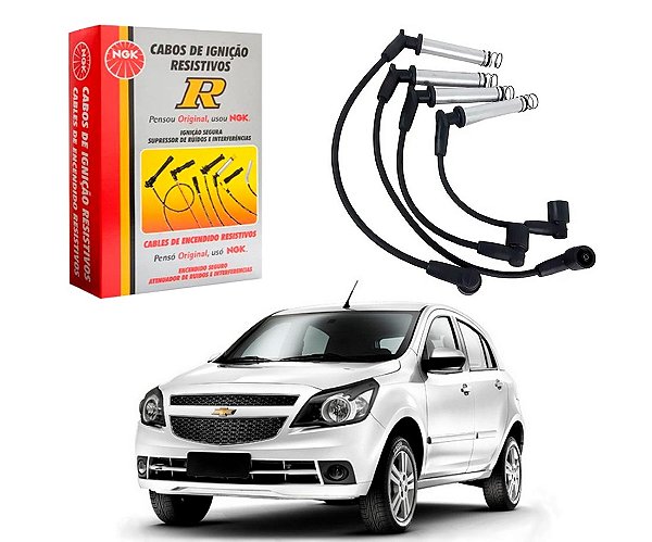 CABO DE VELA NGK CHEVROLET AGILE 1.4 2009 A 2016