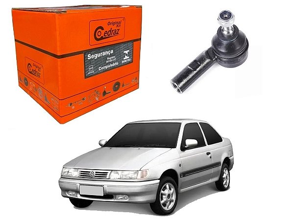 TERMINAL DIREÇÃO ESQUERDO CEDRAZ VOLKSWAGEN LOGUS 1.6 1.8 1993 A 1996
