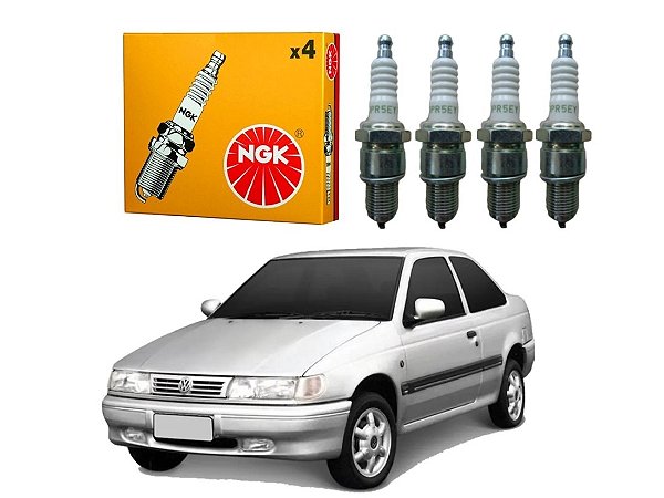 JOGO VELAS IGNIÇÃO NGK VOLKSWAGEN LOGUS 1.6 1.8 2.0 AP 1993 A 1996