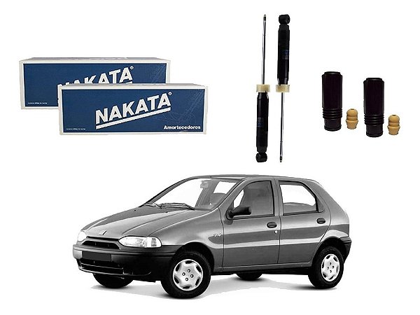 KIT AMORTECEDOR TRASEIRO NAKATA FIAT PALIO 1.0 1.5 1.6 1996 A 2002