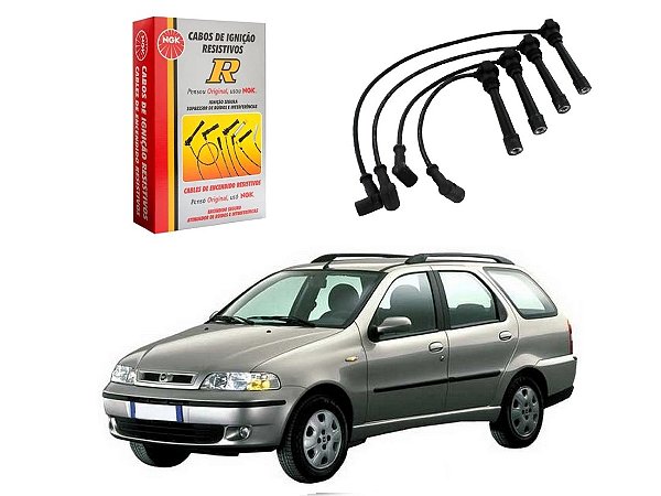 CABO DE VELA NGK FIAT PALIO WEEKEND 1.0 1.3 16V 2001 A 2003