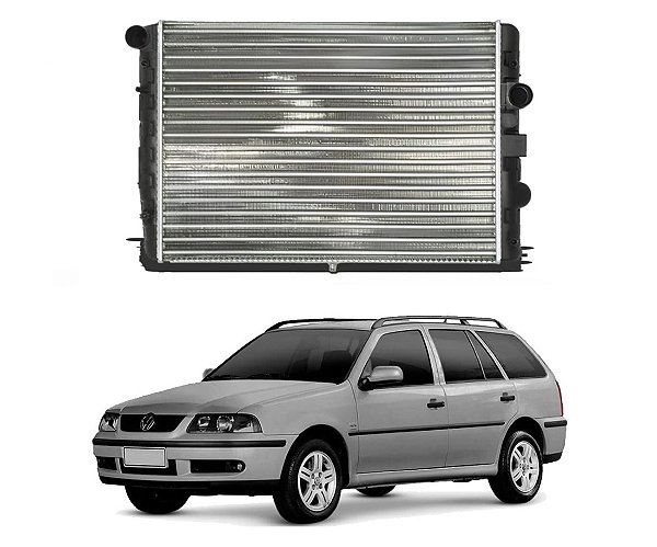 RADIADOR ÁGUA VISCONDE VOLKSWAGEN PARATI G3 1.0 2000 A 2005