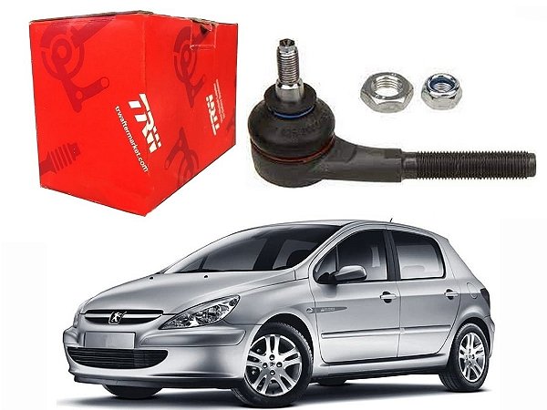 TERMINAL DIREÇÃO DIREITO TRW PEUGEOT 307 1.6 2.0 2001 A 2006