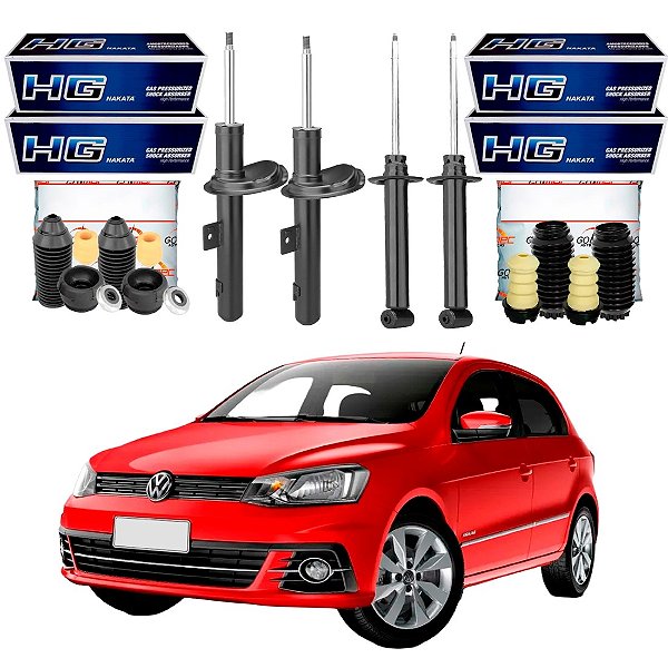 KIT AMORTECEDOR DIANTEIRO TRASEIRO NAKATA ORIGINAL VOLKSWAGEN VOYAGE G7 1.0 1.6 2017 A 2019