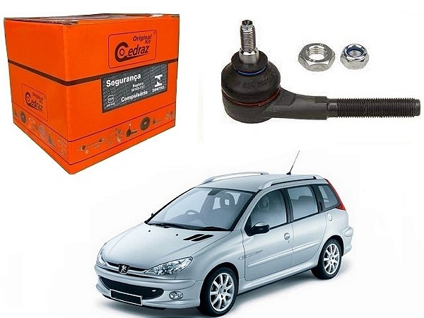 TERMINAL DIREÇÃO DIREITO CEDRAZ PEUGEOT 206 SW 1.4 2005 A 2009