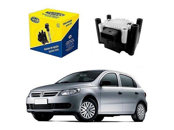BOBINA DE IGNIÇÃO MARELLI VOLKSWAGEN GOL G5 1.6 8V 2009 A 2013