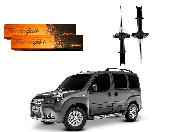PAR AMORTECEDOR DIANTEIRO COFAP FIAT DOBLO ADVENTURE 1.8 2011 A 2018
