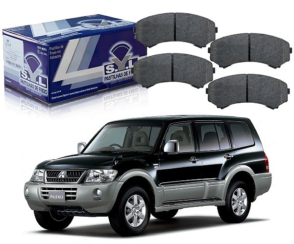 PASTILHA FREIO DIANTEIRA SYL MITSUBISHI PAJERO FULL 3.2 2002 A 2005