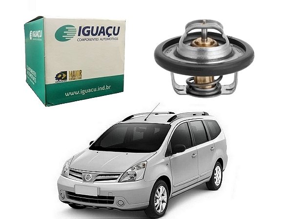 VALVULA TERMOSTATICA IGUAÇU NISSAN GRAND LIVINA 1.8 2010 A 2014