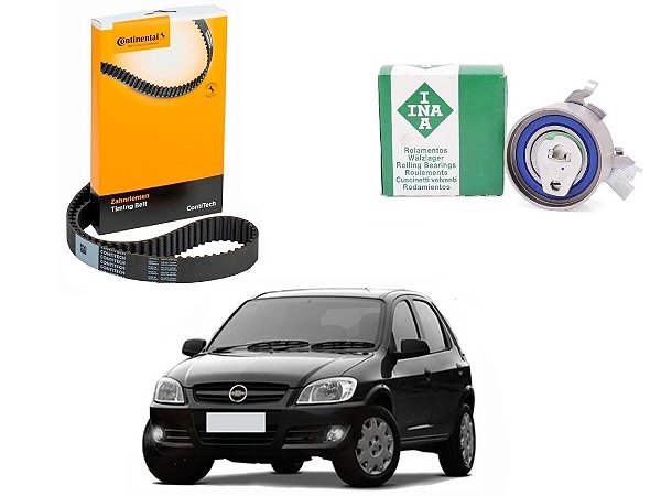 KIT CORREIA DENTADA TENSOR CONTINENTAL INA ORIGINAL CHEVROLET CELTA 1.0 2006 A 2012