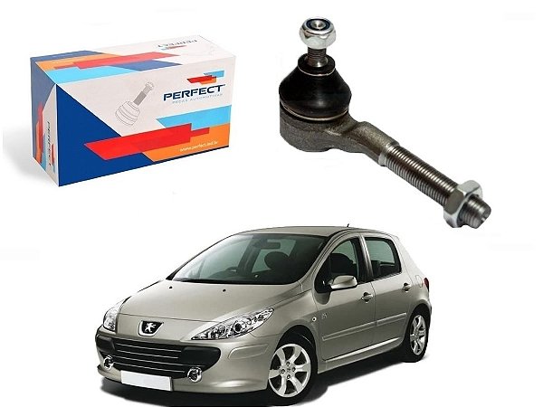 TERMINAL DIREÇÃO ESQUERDO VIERMAR PEUGEOT 307 1.6 2.0 2006 A 2012