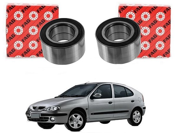 PAR ROLAMENTO RODA DIANTEIRO FAG RENAULT MEGANE 1.6 2.0 1998 A 2005
