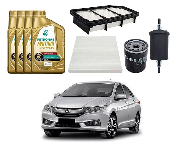 KIT TROCA DE FILTROS HONDA CITY 1.5 2015 A 2017