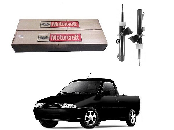 PAR AMORTECEDOR DIANTEIRO NAKATA ORIGINAL FORD COURIER 1.3 1.4 1996 A 1999