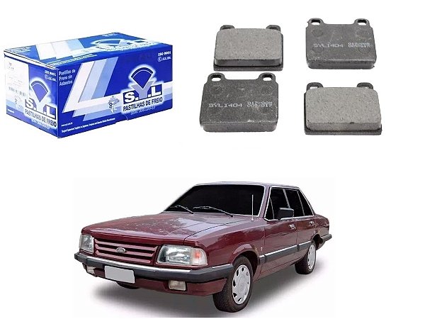 PASTILHA FREIO DIANTEIRA SYL FORD DEL REY 1.6 1981 A 1983