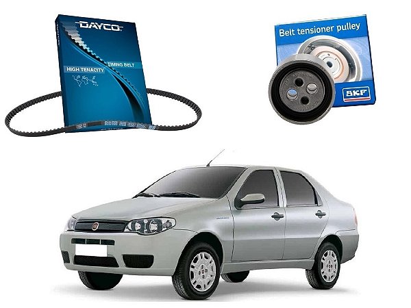 KIT CORREIA DENTADA TENSOR DAYCO FIAT SIENA 1.3 8V 2003 A 2005