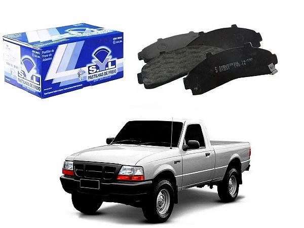 PASTILHA FREIO DIANTEIRA SYL FORD RANGER 2.8 2002 A 2004
