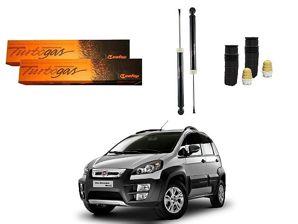 KIT AMORTECEDOR TRASEIRO COFAP ORIGINAL FIAT IDEA ADVENTURE LOCKER 1.8 2012 A 2020