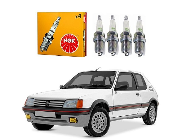 JOGO VELAS IGNIÇÃO NGK PEUGEOT 205 1.0 1992 A 1997