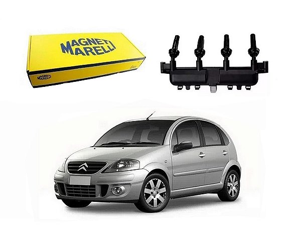 BOBINA DE IGNIÇÃO MARELLI CITROËN C3 1.4 2003 A 2012