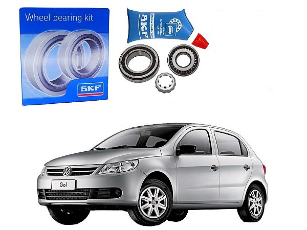 KIT ROLAMENTO RODA TRASEIRO SKF ORIGINAL VOLKSWAGEN GOL G5 1.0 1.6 2009 A 2012