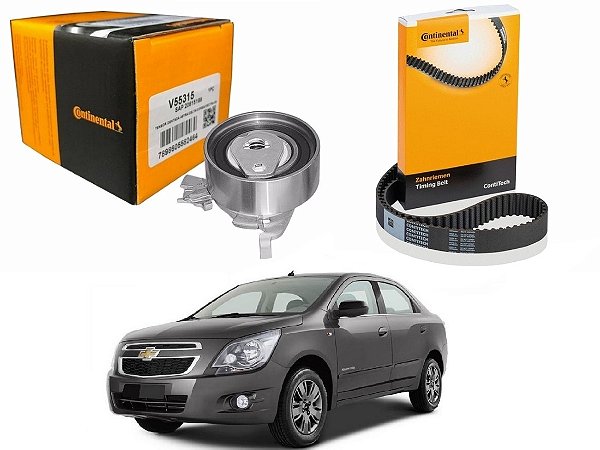 KIT CORREIA DENTADA TENSOR CONTITECH ORIGINAL CHEVROLET COBALT 1.4 1.8 2012 A 2015