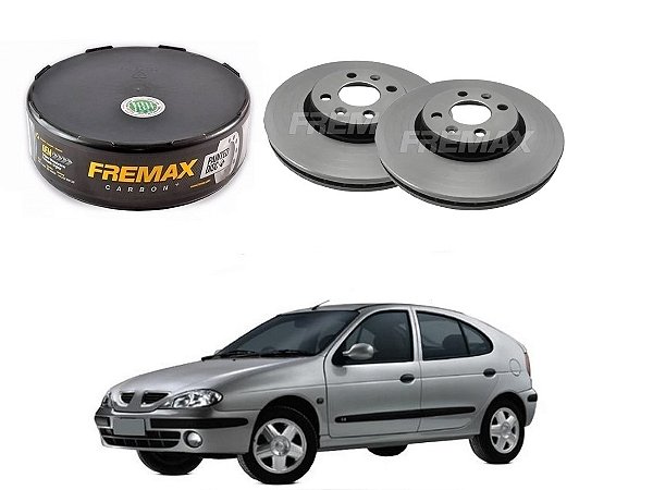 DISCO FREIO DIANTEIRO FREMAX ORIGINAL RENAULT MEGANE 1.6 1998 A 2005