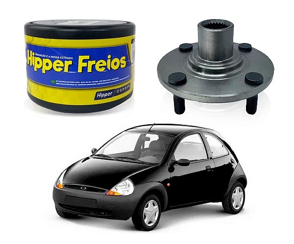 CUBO DE RODA DIANTEIRO HIPPER FREIOS FORD KA 1.0 1.3 1997 A 1999