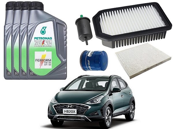 KIT REVISAO CABINE HYUNDAI HB20X 1.0 TGDI 1.6 2020 A 2021