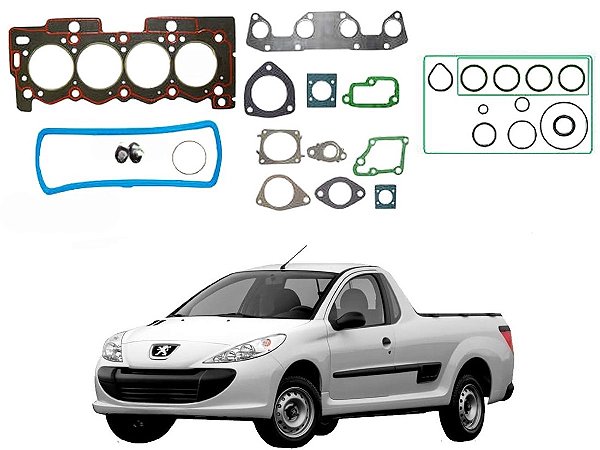 JOGO JUNTA CABEÇOTE SABO PEUGEOT HOGGAR 1.4 8V 2008 A 2013