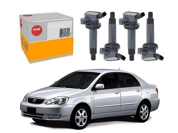 BOBINA DE IGNIÇÃO NGK TOYOTA COROLLA 1.8 16V 2003 A 2008