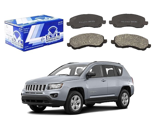 PASTILHA FREIO DIANTEIRA SYL JEEP COMPASS 2.0 2011 A 2017