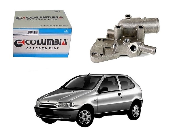 VALVULA TERMOSTATICA COLUMBIA SEM AR FIAT PALIO 1.0 1.5 1996 A 2000