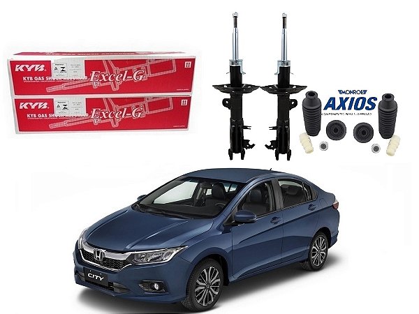 KIT AMORTECEDOR DIANTEIRO KAYABA ORIGINAL HONDA CITY 1.5 2018 A 2020