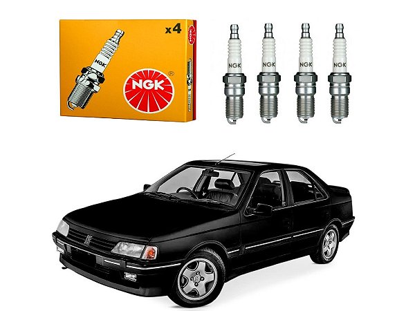 JOGO VELAS IGNIÇÃO NGK PEUGEOT 405 2.0 8V 1992 A 1995
