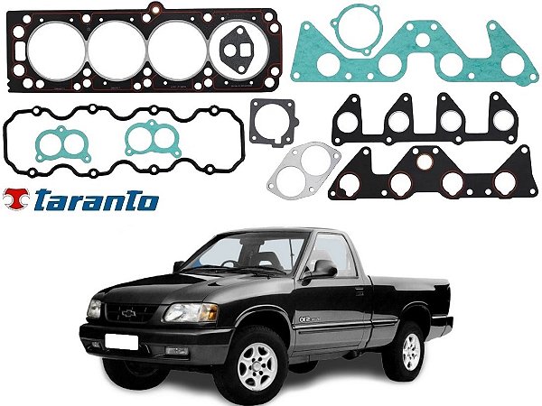 JOGO JUNTA CABEÇOTE TARANTO CHEVROLET S10 2.2 8V 1995 A 2000