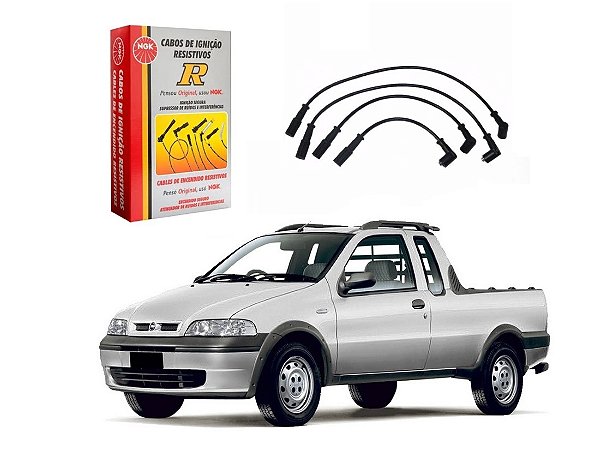 CABO DE VELA NGK FIAT STRADA 1.3 8V 2003 A 2005