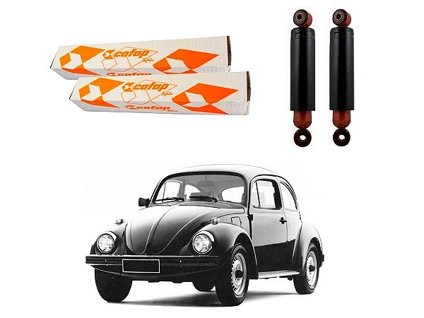 PAR AMORTECEDOR TRASEIRO COFAP VOLKSWAGEN FUSCA 1300 1500 1600 1959 A 1986