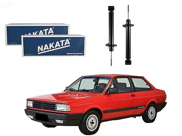 PAR AMORTECEDOR TRASEIRO NAKATA VOLKSWAGEN VOYAGE G1 QUADRADO 1.6 1.8 1987 A 1991
