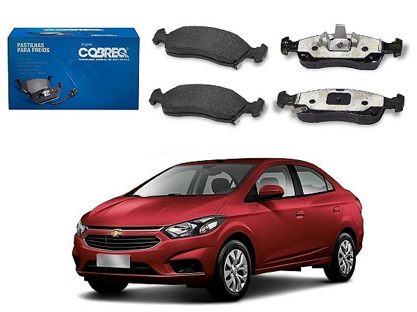 PASTILHA FREIO DIANTEIRA COBREQ CHEVROLET PRISMA 1.0 1.4 2017 A 2019