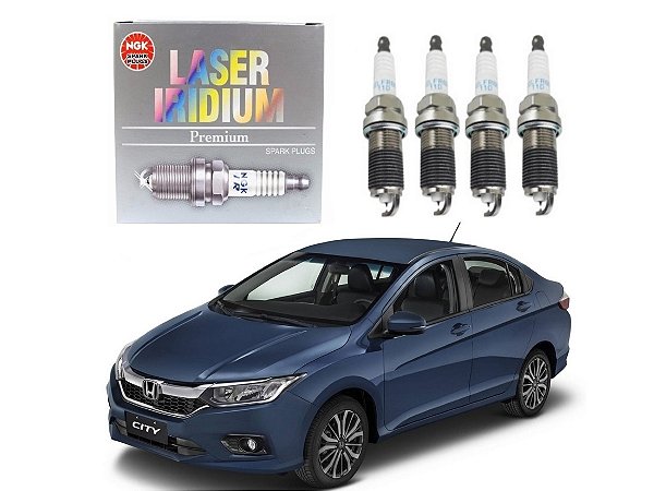 JOGO VELAS IGNIÇÃO NGK HONDA CITY 1.5 16V 2018 A 2020