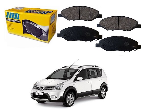 PASTILHA FREIO DIANTEIRA JURID ORIGINAL NISSAN LIVINA X-GEAR 1.6 1.8 2010 A 2014
